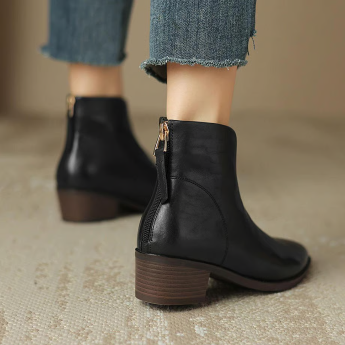 DELACROIX | Bottines Élégantes en Cuir