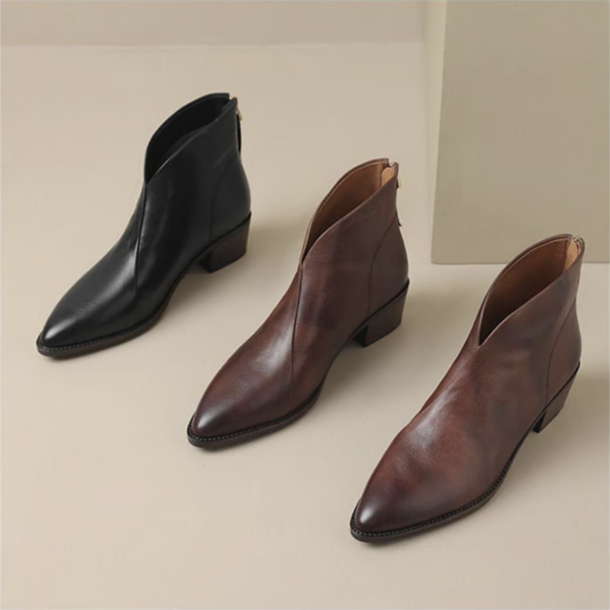 DELACROIX | Bottines Élégantes en Cuir