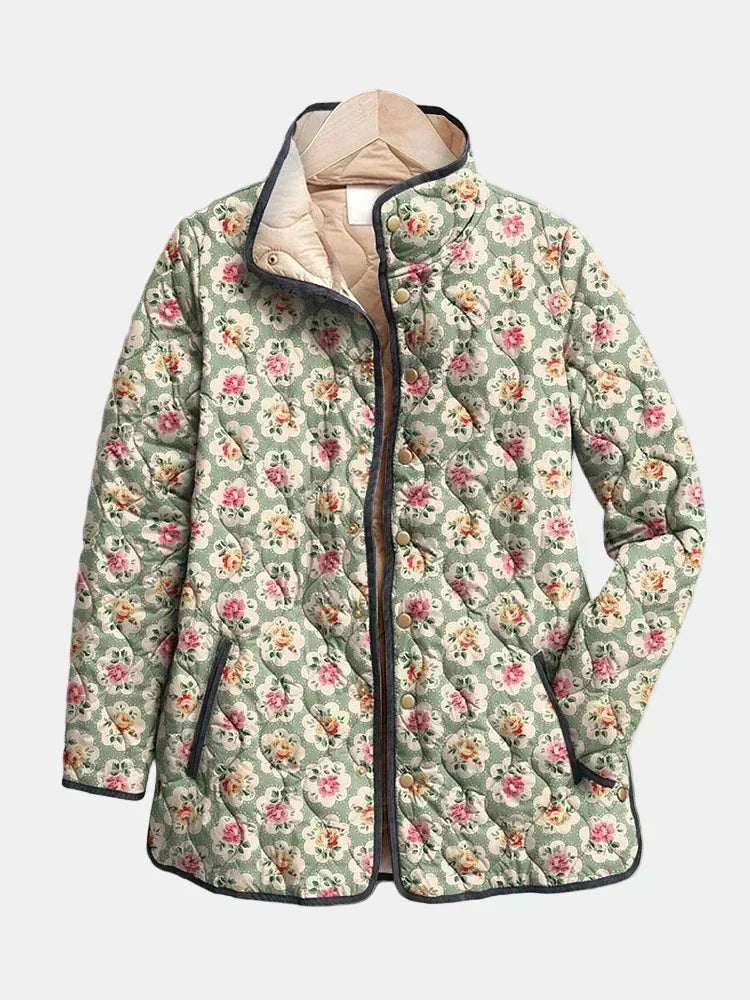 Maélorie Paris | Veste Matelassée Tapisserie Fleurie Amélie