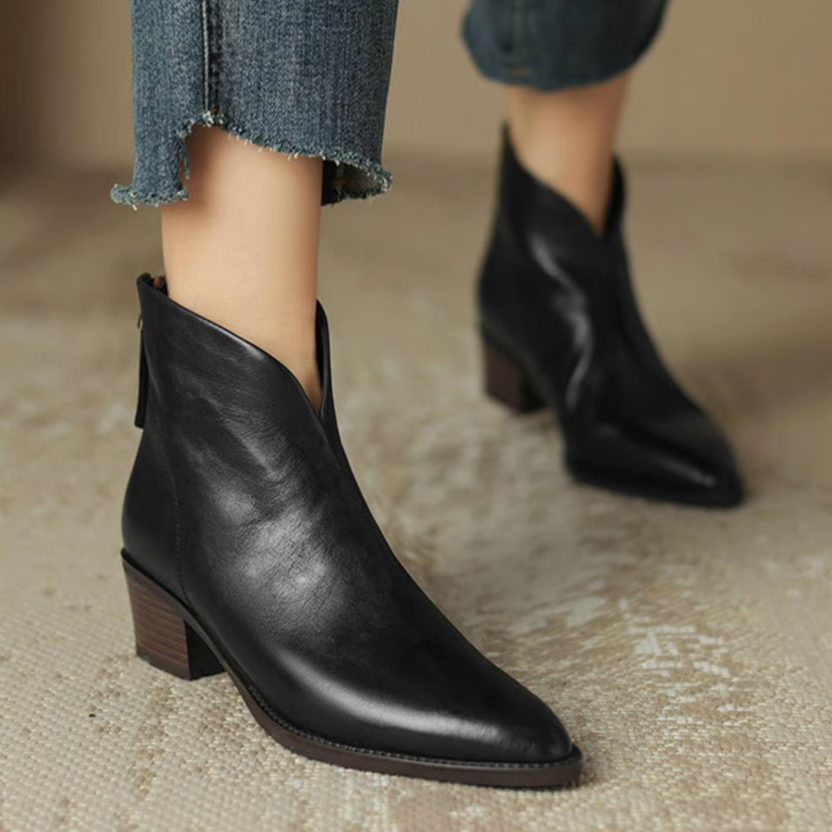 DELACROIX | Bottines Élégantes en Cuir