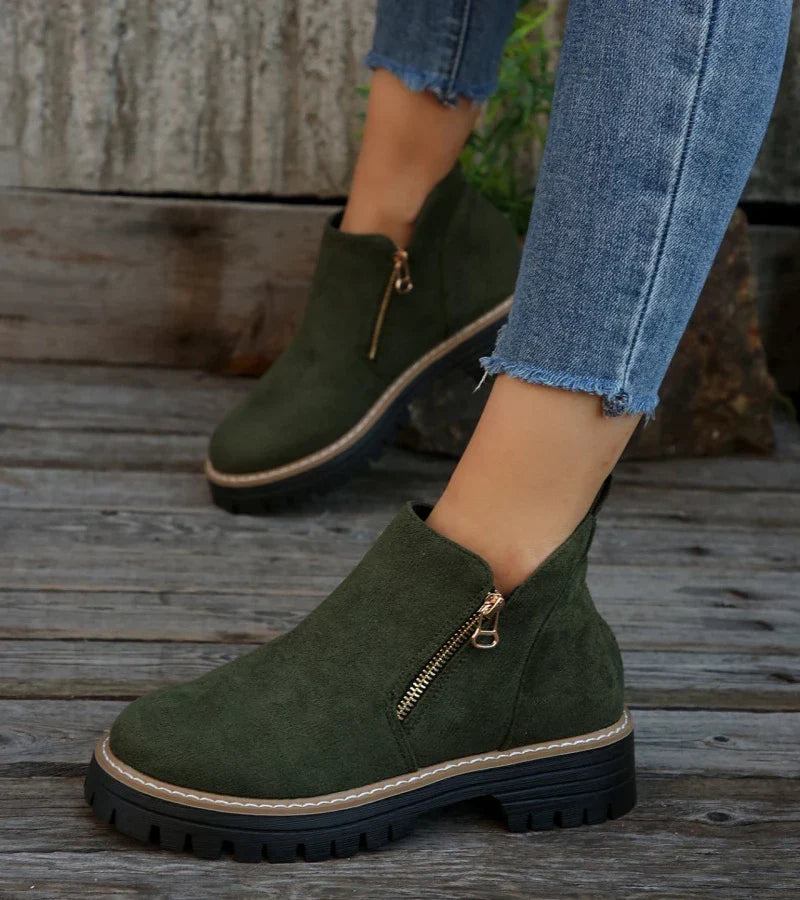 DELACROIX | Bottines Tendance Élégantes Jade