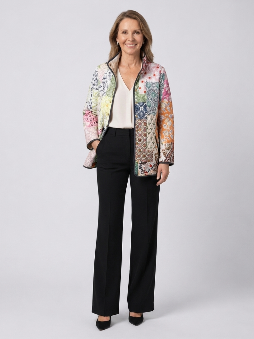 Maélorie Paris | Veste Matelassée Patchwork Bohème Florence
