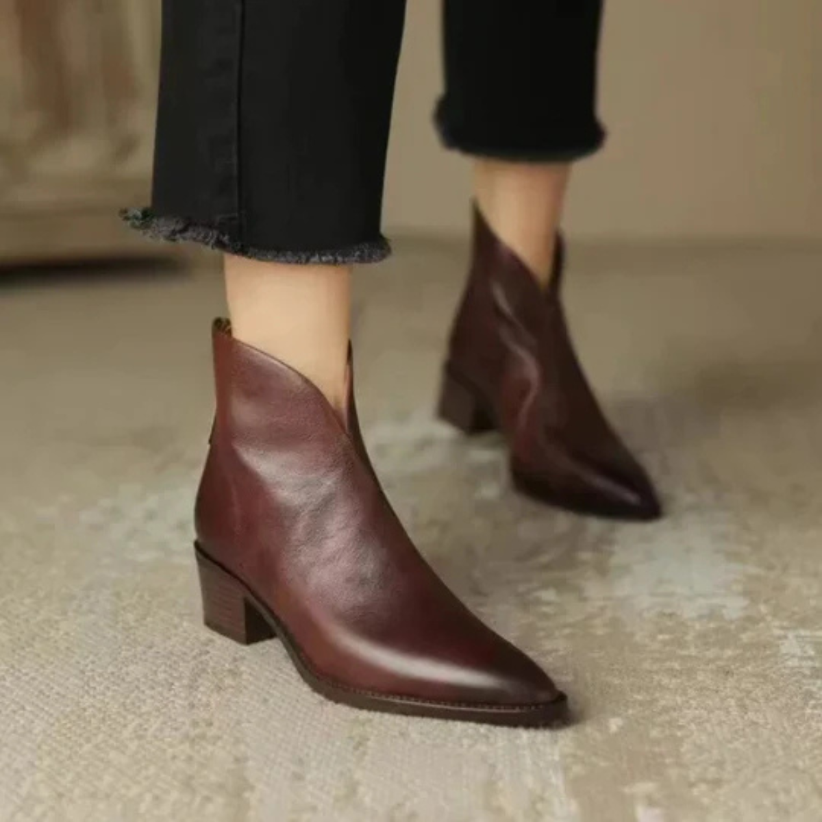 DELACROIX | Bottines Élégantes en Cuir
