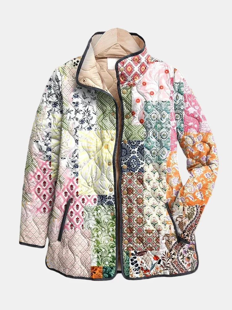 Maélorie Paris | Veste Matelassée Patchwork Bohème Florence