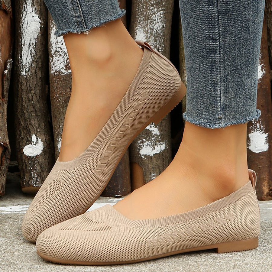 DELACROIX | Ballerines Souples en Maille Brigitte