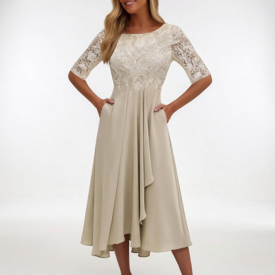 Séraphine™ — Robe midi dentelle élégance intemporelle