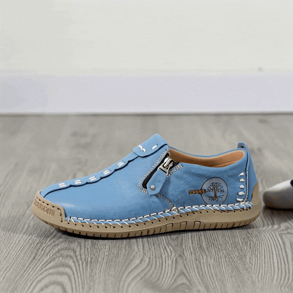 DELACROIX | Mocassins Orthopédiques Confort Zippés Élise