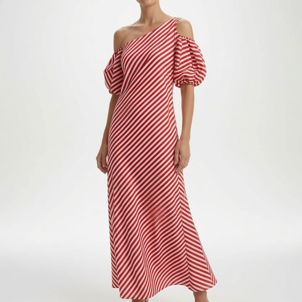 Soléa™ — Robe épaules dénudées élégance estivale