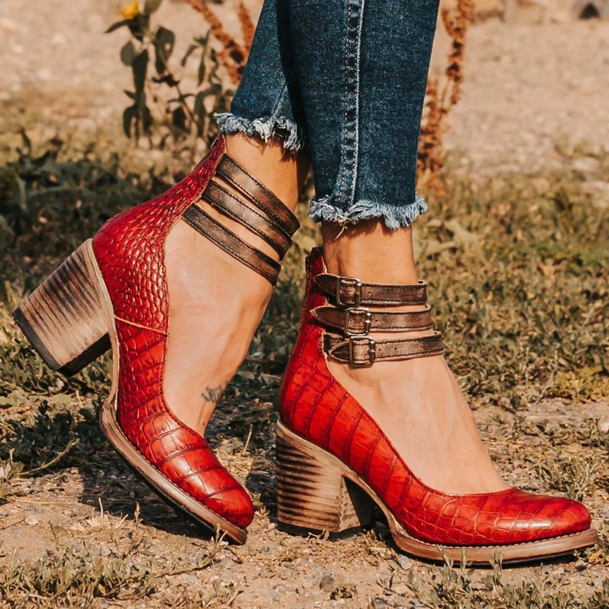 DELACROIX | Bottines Élégance Western Chic
