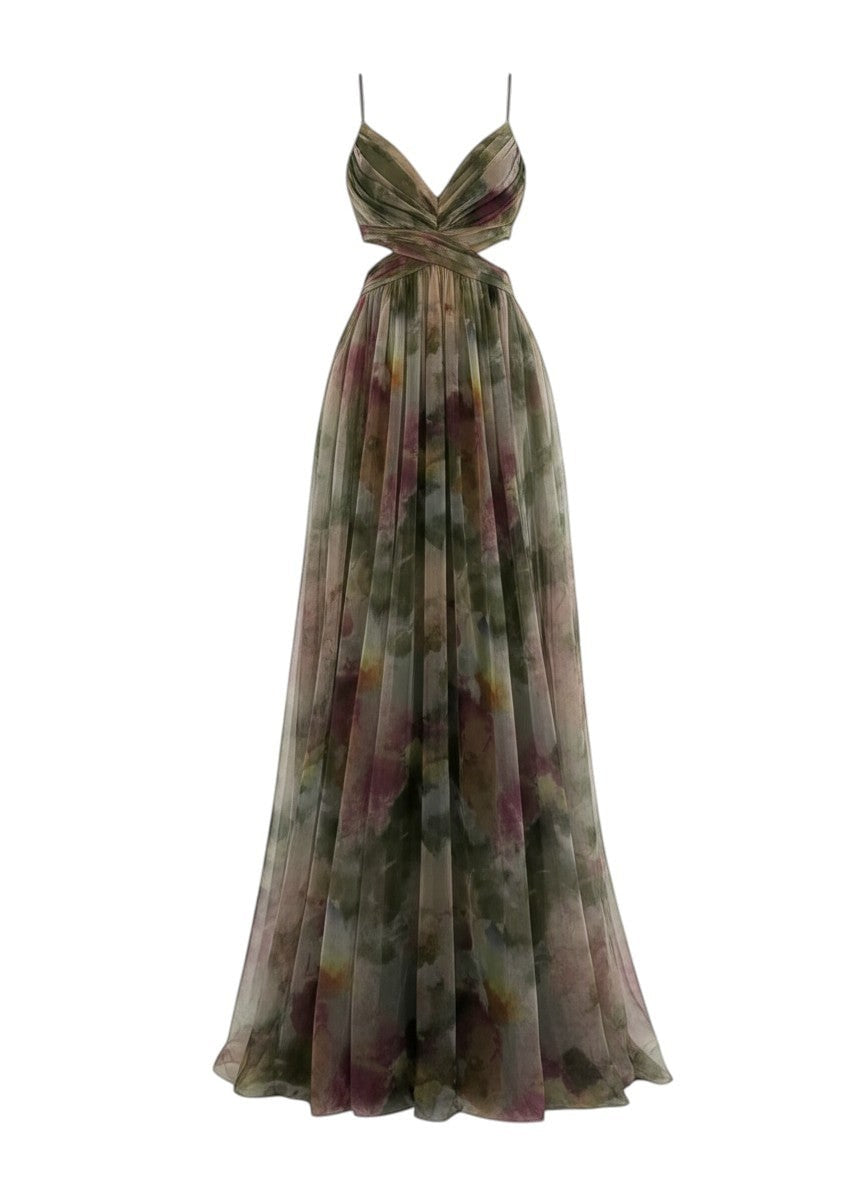 Émilienne™ — Robe longue artistique à effet fluide