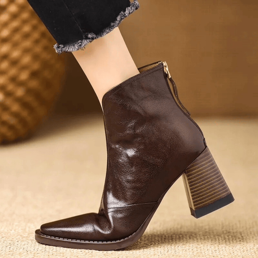 DELACROIX | Bottines Élégantes à Talon Moyen